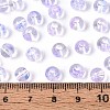 Baking Paint Transparent Glass Beads DGLA-T004-08F-4