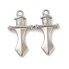 Non-Tarnish 304 Stainless Steel Pendants STAS-N103-134P-1