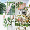 Plastic Artificial Persian leaf Rattan DIY-WH0671-112-7