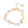 Natural Pearl Beaded Bracelets BJEW-D447-03G-02A-2