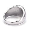 304 Stainless Steel Finger Rings STAS-H101-01P-11-4