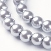 Glass Pearl Beads Strands HY-8D-B18-2