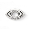 Tibetan Style Alloy Bead Frame TIBE-WH0002-08AS-1