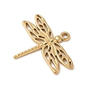 304 Stainless Steel Dragonfly Pendants STAS-S186-08D-G-2