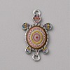 Alloy Enamel Connector Charms ENAM-WH0061-47E-1