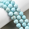 Natural Magnesite Beads Strands G-P598-E-10mm-01-1