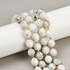 Natural White African Opal Beads Strands G-N342-149I-14-1