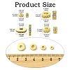 8Pcs 4 Styles Brass Micro Pave Cubic Zirconia Beads KK-CJ0003-05-2