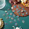 Tibetan Style Alloy with Resin Imitation Turquoise Connector Charms FIND-TAC0035-47AS-11-5