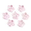 Transparent Spray Painted Glass Beads X1-GLAA-NH0003-01C-1