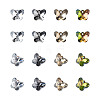 Electroplated Glass Charms EGLA-TA0001-09-9