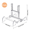 Transparent Acrylic Display Stands ODIS-WH0005-69-2