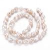 Natural Keshi Pearl Beads Strands PEAR-S021-082A-01-2