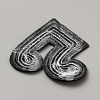 Polyester Clothing Patches PATC-WH0028-022C-2