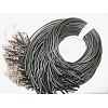 Black Rubber Necklace Cord Making X-RCOR-D002-A-1