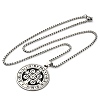 304 Stainless Steel Pendant Necklaces NJEW-S007-17P-3