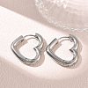 304 Stainless Steel Hoop Earrings SA-CBA46AF-26P-03-1