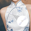 12Pcs Polyester Resin Cheongsam Buckle for Chinese Formal Dress DIY-CY0001-86B-5