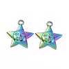 Ion Plating(IP) 304 Stainless Steel Pendants STAS-C003-14MC-2