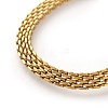 304 Stainless Steel Mesh Chain Bracelets BJEW-G618-06G-2