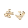 Brass Micro Pave Clear Cubic Zirconia Pendants KK-K351-46B-G-2
