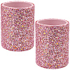 2Pcs Sequins Plastic Eyebrow Pencil Storage Holder AJEW-CL0005-54-7