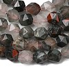 Natural African Bloodstone Beads Strands G-Z119-A28-01-5