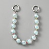 Beads in Beads Style Faceted Acrylic Chain Bag Straps PURS-WH0001-52D-1