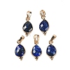 Natural Lapis Lazuli Faceted Pendans KK-L218-004G-08-1