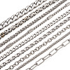 Unisex 304 Stainless Steel Chain Bracelets BJEW-TA0001-05P-3