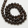 Smoky Quartz Beads Strands GSFR6mm176-128-2