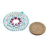 Seed Beads Beaded Pendants PALLOY-MZ00386-02-3