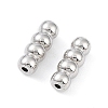 Anti-Tarnish Rhodium Plated 925 Sterling Silver Screw Clasps STER-K173-04P-1