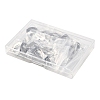 DIY Blank Dome & Teardrop 304 Stainless Steel Dangle Earring Making Kit EJEW-UN00003-3