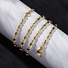 Rack Plating Brass Oval Link Chain Necklace NJEW-A035-06G-01-2