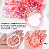 125Pcs 5 Colors Resin UV Reactive Beads RESI-PA0001-33B-7