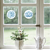 Flat Round PVC Plastic Self Adhesive Window Decorations Accessories AJEW-WH0182-009-3