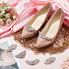   6Pcs 3 Styles Detachable Alloy Rhinestone Shoe Buckle Clips AJEW-PH0011-59-5