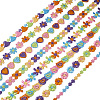 Fashewelry 24 Yards 8 Style Polyester Ribbon OCOR-FW0001-02-9