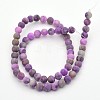 Natural & Dyed Gemstone Round Beads Strands G-D661-6mm-1-2