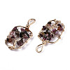 Natural Tourmaline Pendants G-T131-94-3