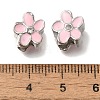 Rack Plating Alloy Enamel European Beads FIND-H005-24P-2