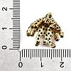Brass Micro Pave Black Cubic Zirconia Beads KK-V011-26G-3