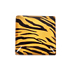 Mosaic Printed Glass Square Cabochons GGLA-N001-20mm-G-2