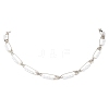 Round Imitated Pearl Acrylic Dangle Earrings & Necklaces Sets SJEW-JS01363-3