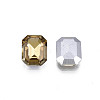 Pointed Back Glass Rhinestone Cabochons RGLA-T079-8x10mm-04-3