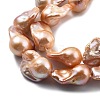 Natural Nucleated Pearl Beads Strands PEAR-B004-15M-06B-3