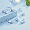 Opaque Glass Cabochons GGLA-S038-03B-5x10-2