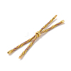 Nylon Cord Silder Bracelets MAK-C003-03G-04-1