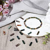 1 Strand Column Natural Indian Agate Beads Strands G-PA0002-31-4